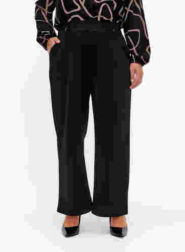Losse broek met zakken, Black, Model image number 2