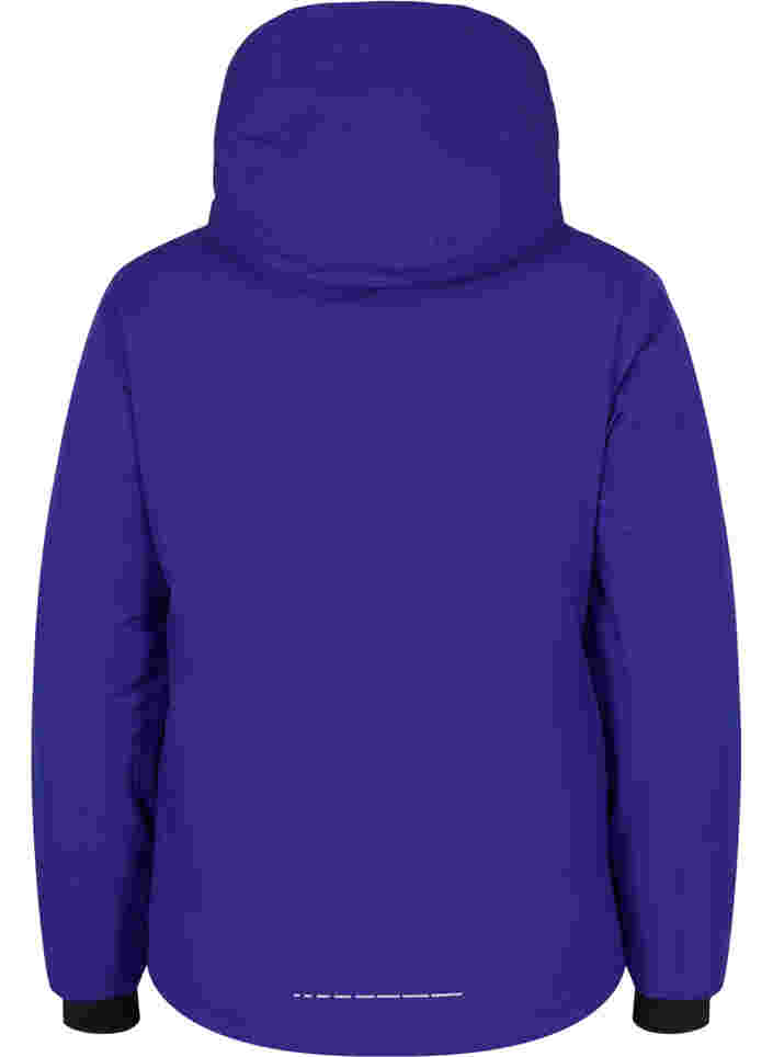 Ski jas met verstelbare onderkant en capuchon, Surf the web, Packshot image number 1