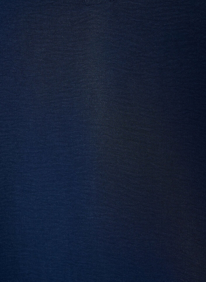 Mouwloze top met kreukeffecten, Blauw, Packshot image number 2
