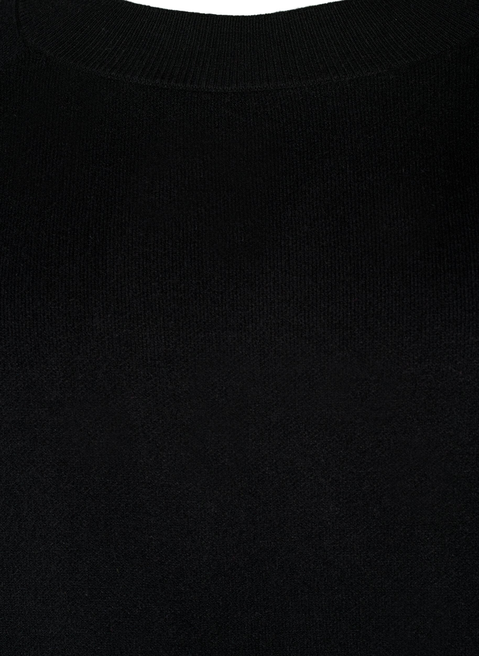 ZizziTrui van viscosemix met zijsplit	, Black, Packshot image number 2