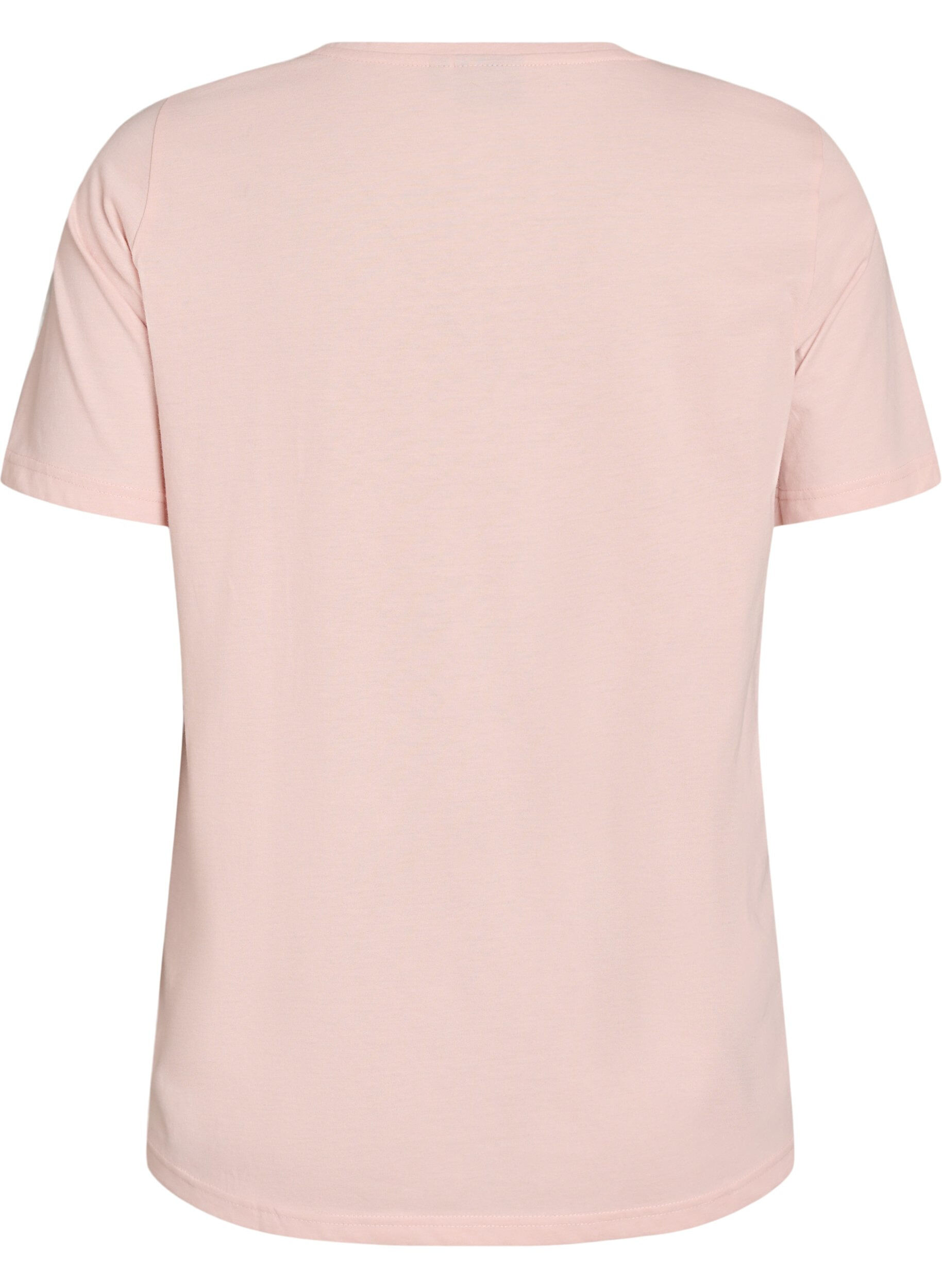 Zizzi T-shirt met print, Rood, Packshot image number 1