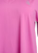 Losvallend sport T-shirt met V-hals, Roze, Packshot image number 2