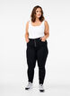 High-waisted Amy jeans met knoopsluiting, Black, Model image number 0