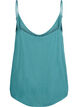Strap top in viscose, Blauw, Packshot image number 1