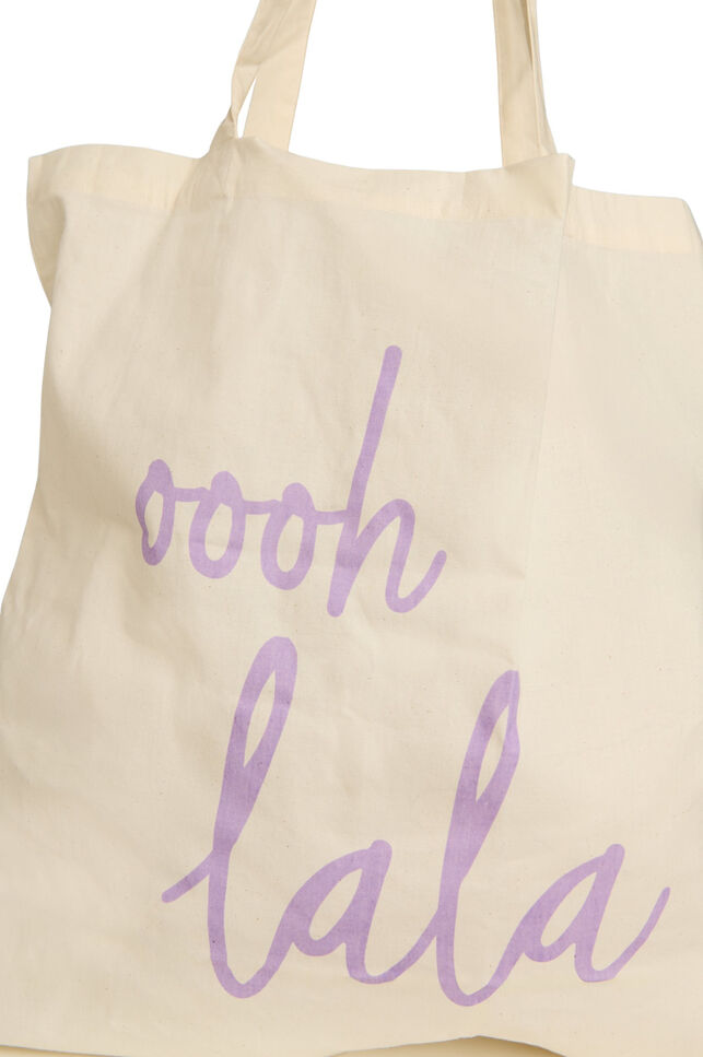Tote bag met print, Paars, Packshot image number 2