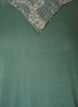Blouse met kanten inzetstuk en ballonmouwen, Groen, Packshot image number 2