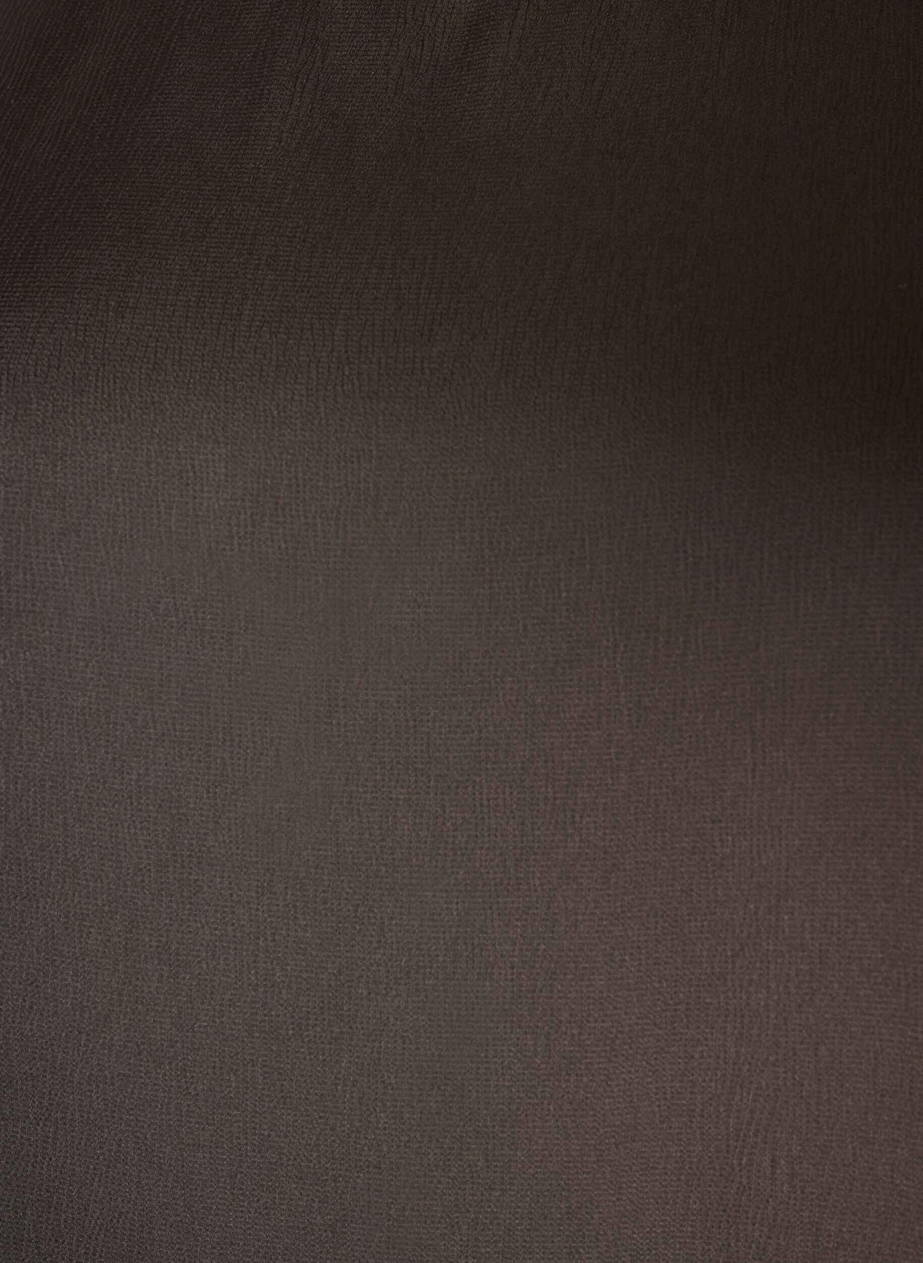 ZizziSatijnen blouse met ellebooglange mouwen, Bruin, Packshot image number 2