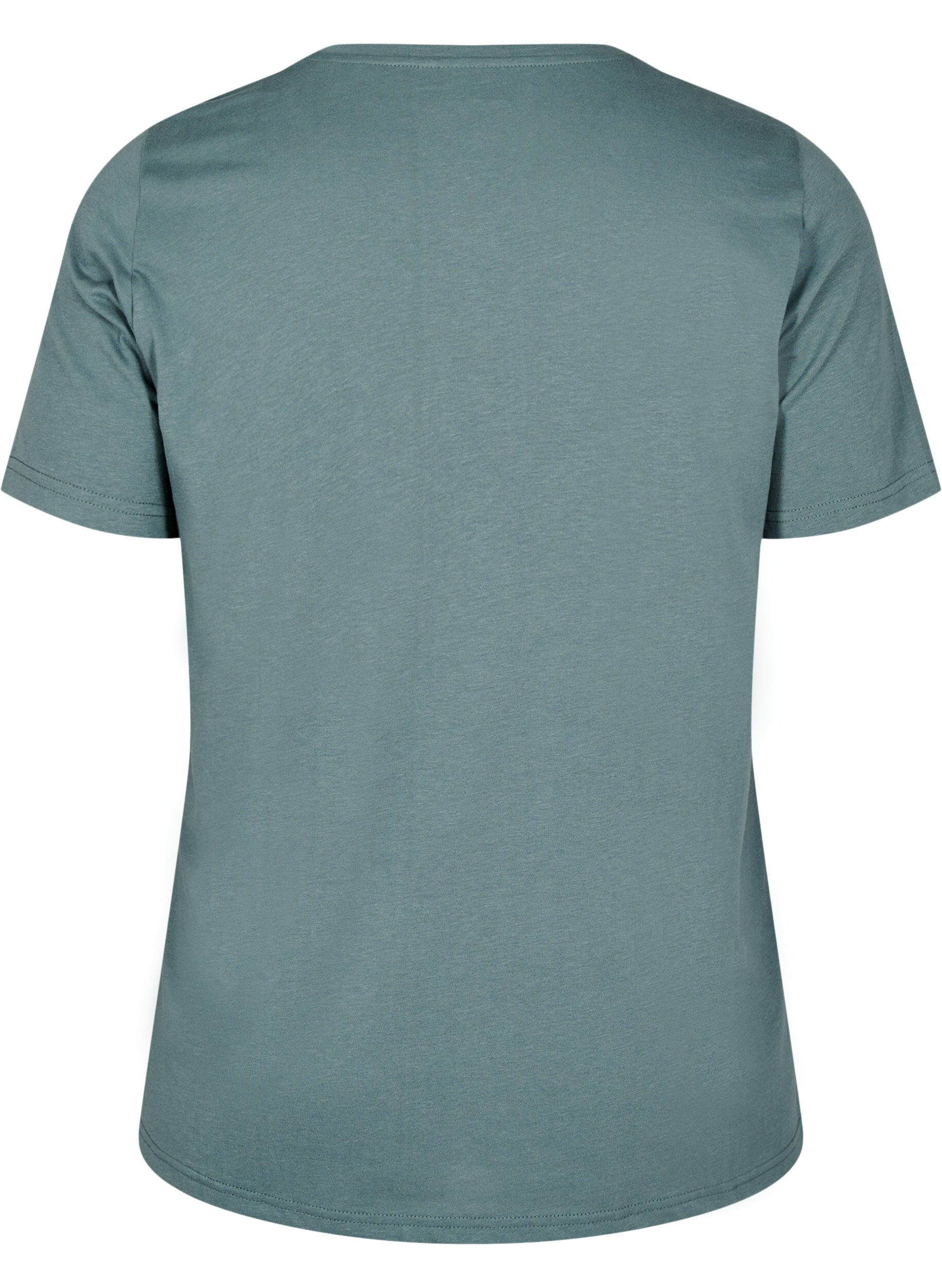 Zizzi FLASH - T-shirt met motief, Groen, Packshot image number 1