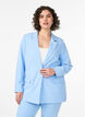 Klassieke blazer met knoopsluiting, Blauw, Model image number 0
