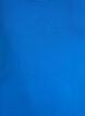 Solide kleur basis top in katoen, Blauw, Packshot image number 2
