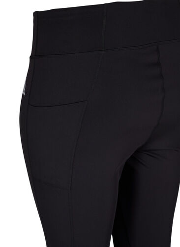 CORE, POCKET TIGHTS - Sport legging met mesh, Black, Packshot image number 3