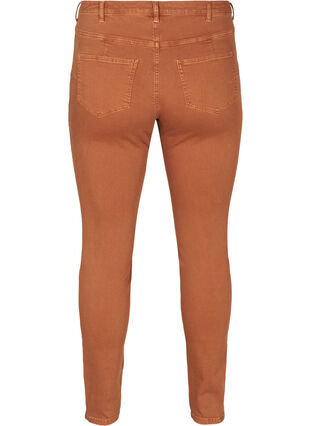 Super slim fit Amy jeans met hoge taille, Brown ASS, Packshot image number 1