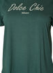 T-shirt van biologisch katoen met print, Groen, Packshot image number 2