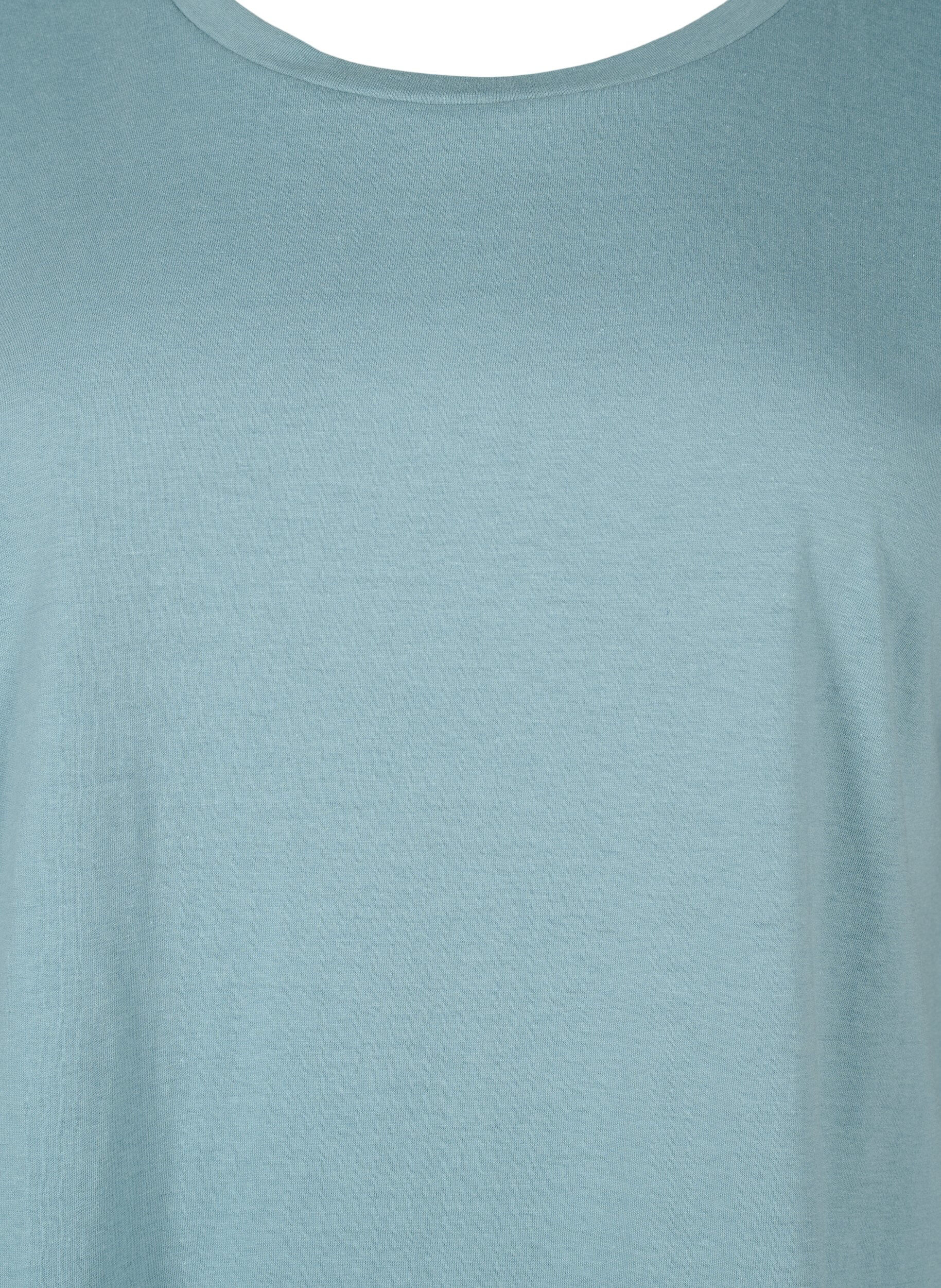 Zizzi 2-pack T-shirts met korte mouwen, Blauw, Packshot image number 4