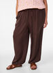 Ballonbroek met hoge taille, Bruin, Model image number 2