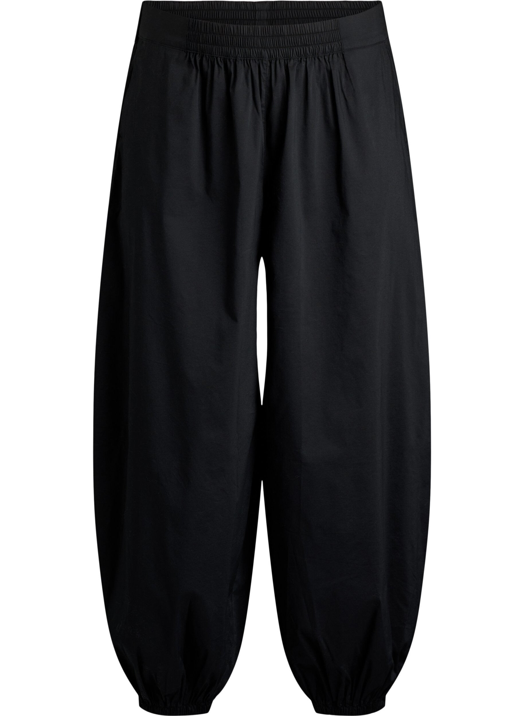 Ballonbroek met zakken en een elastische tailleband