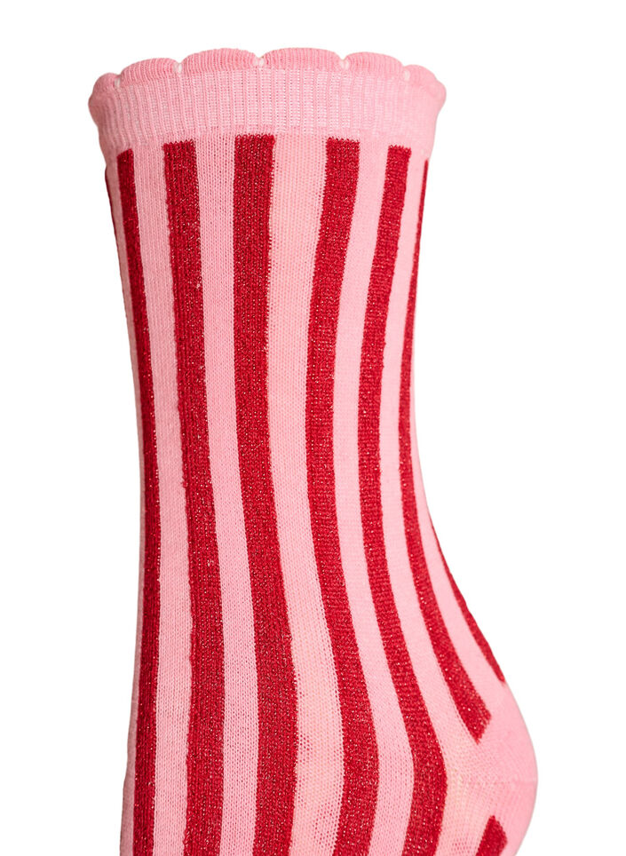 2-pack kerstsokken, Roze, Packshot image number 3