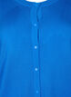 Gebreid vest van viscose met knopen, Princess Blue, Packshot image number 2