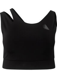 Sportbeha met uitsnijding, Black
