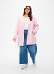 Voorjaarsjas met verborgen knoopsluiting, Parfait Pink, Model image number 2