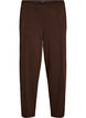 Losse jerseybroek met hoge taille, Bruin, Packshot image number 0