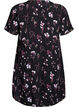 Korte jurk met bloemenprint, Zwart, Packshot image number 1