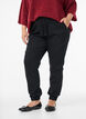 Denim joggers met zakken, Zwart, Model image number 2