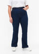 Hoog getailleerde jeans met bootcut, Blauw, Model image number 2