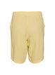 Los katoenen mousseline shorts met een hoge taille, Geel, Packshot image number 1
