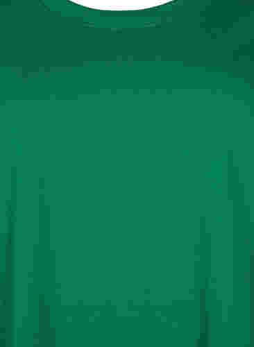 Sweaterjurk met korte mouwen en splitjes, Jolly Green, Packshot image number 2