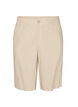 Bermuda shorts met hoge taille in linnen en viscose, Beige, Packshot image number 0