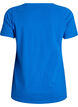 Basic t-shirt in effen kleur met katoen, Blauw, Packshot image number 1