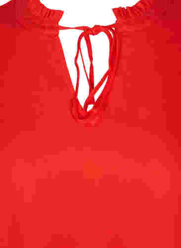 Jurk met 3/4 mouwen, Fiery Red, Packshot image number 2