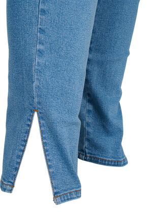 Amy jeans met hoge taille en split, Light blue, Packshot image number 3