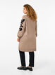 Gebreide jurk met geborduurde details, Desert Taupe Comb, Model image number 1