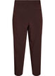 Op maat gemaakte broek met wijde pijpen en hoge taille, Bruin, Packshot image number 1
