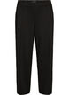 Losse jerseybroek met hoge taille, Zwart, Packshot image number 0