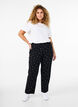 FLASH - Broek met rechte pasvorm, Zwart, Model image number 0