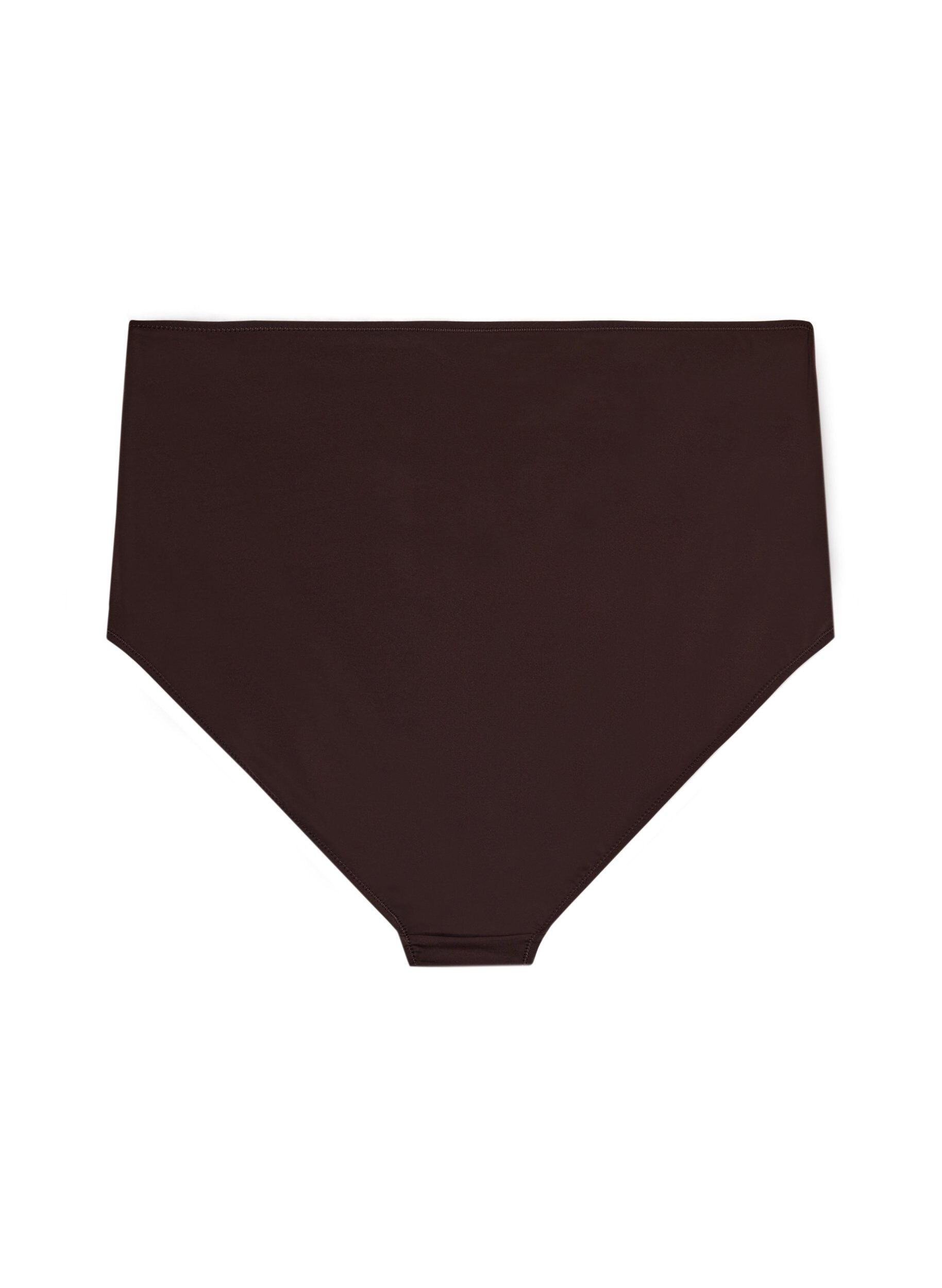 ZizziBikinibroekje met high waist, Bruin, Packshot image number 1