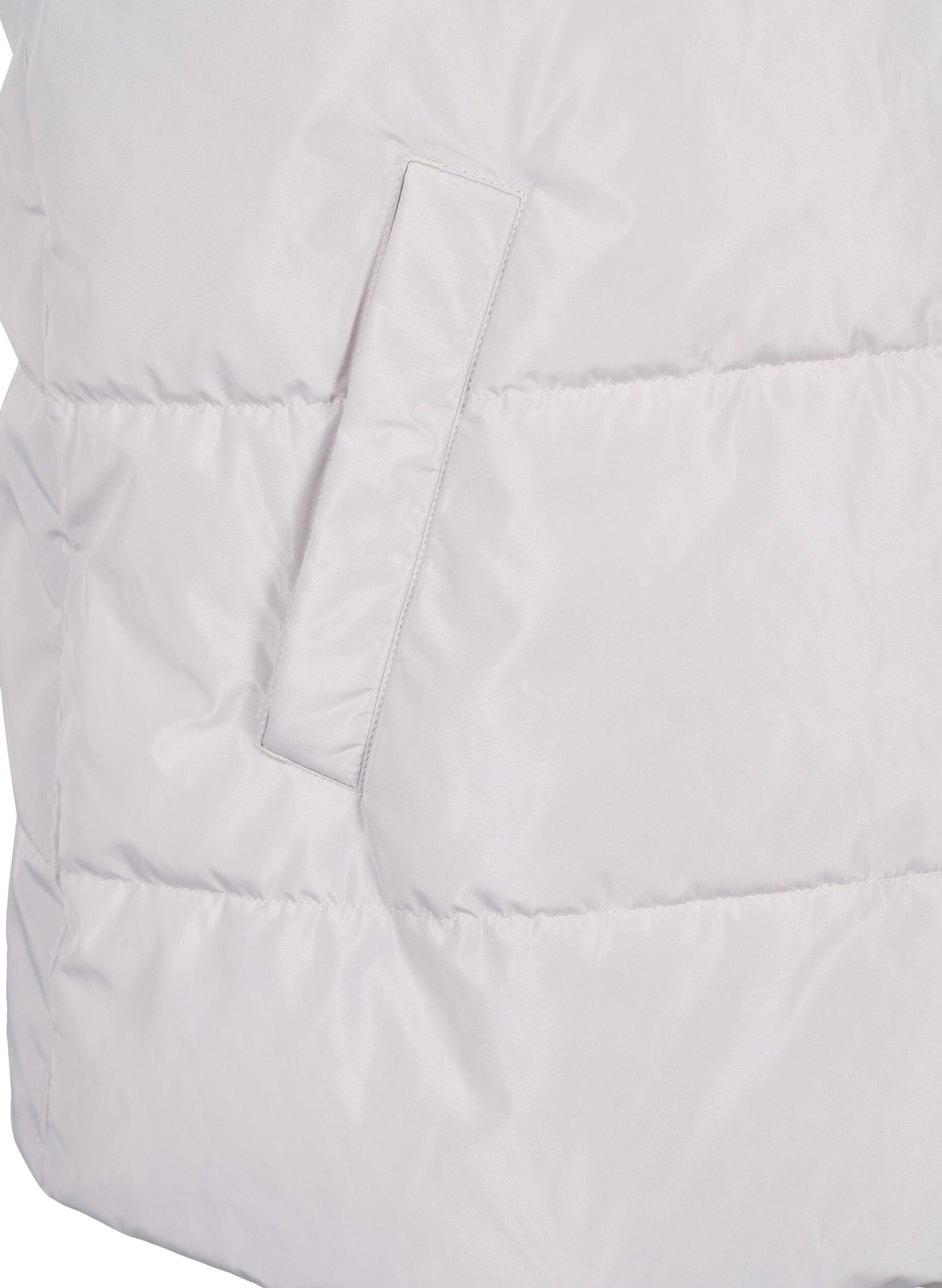 Zizzi Sportief vest met hoge kraag en zakken, Pearl Blue, Packshot image number 3