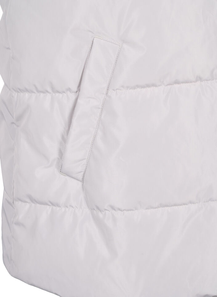 Sportief vest met hoge kraag en zakken, Pearl Blue, Packshot image number 3