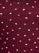 Top met print en kanten rand, Rood, Packshot image number 2