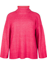 Gebreide blouse met col, Virtual Pink Mel.