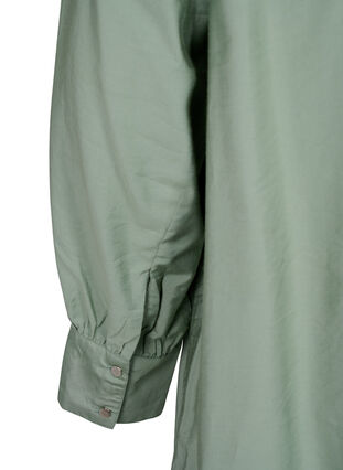 Viscose Shirt Jurk met ruffles, Green Bay, Packshot image number 3