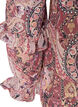 Blouse met paisleyprint en ruchesdetails, Paars, Packshot image number 3
