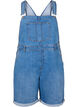 Denim overalls korte broek, Blauw, Packshot image number 0