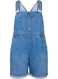 Denim overalls korte broek, Blauw