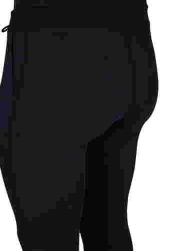 7/8 panty met zakken en verstelbaar trekkoord, Black, Packshot image number 3