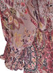 Tunic met paisleyprint en gesmokte manchetten, Roze, Packshot image number 3
