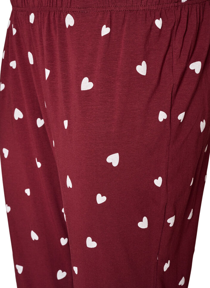 Bedrukte pyjamabroek, Rood, Packshot image number 2